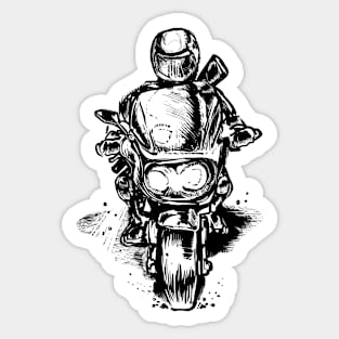 Rider in battle 2 Sticker